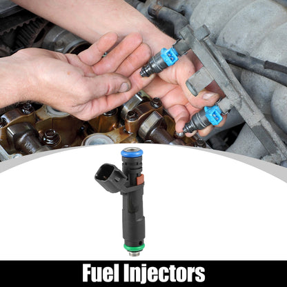 Fuel Injectors for Ford F-250 Super Duty 2005-2007 - Metal Black (2005-2007)