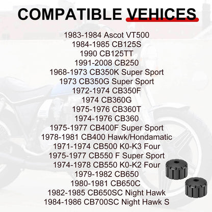 2PC Fuel Tank Rubber Mount for Honda CB250/CB360/CB400/CB500/CB550