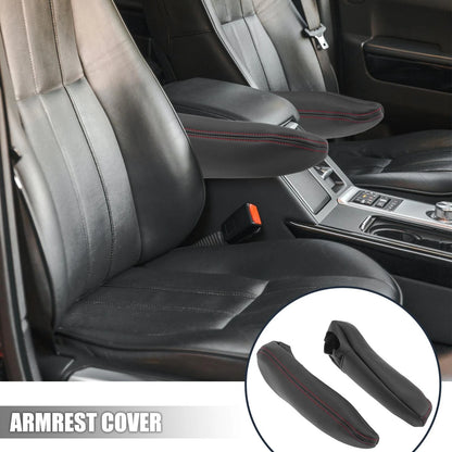 Black Front Seat Armrest Cover  for Toyota Sienna (2005-2010)