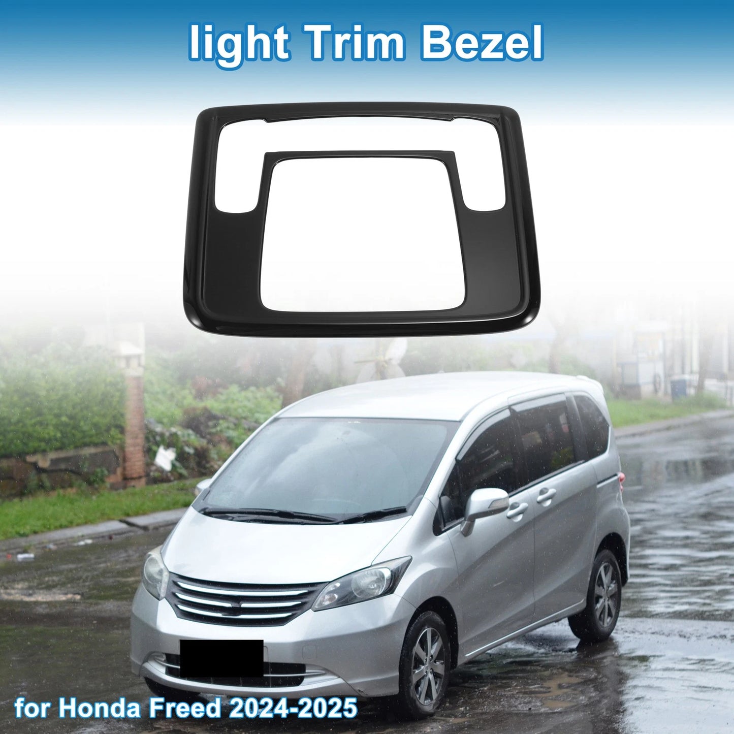 Front Row Light Trim Bezel for Honda Freed (2024-2025) Black