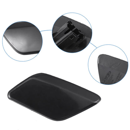 Front Left Right Bumper Headlight Washer Nozzle Caps for Volvo S60 (2001-2010)