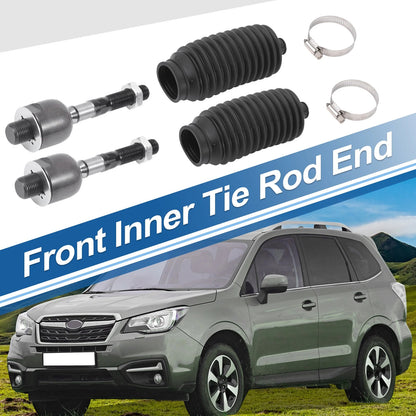 4 x Front Inner Tie Rod End Links for Honda Accord / Acura TL