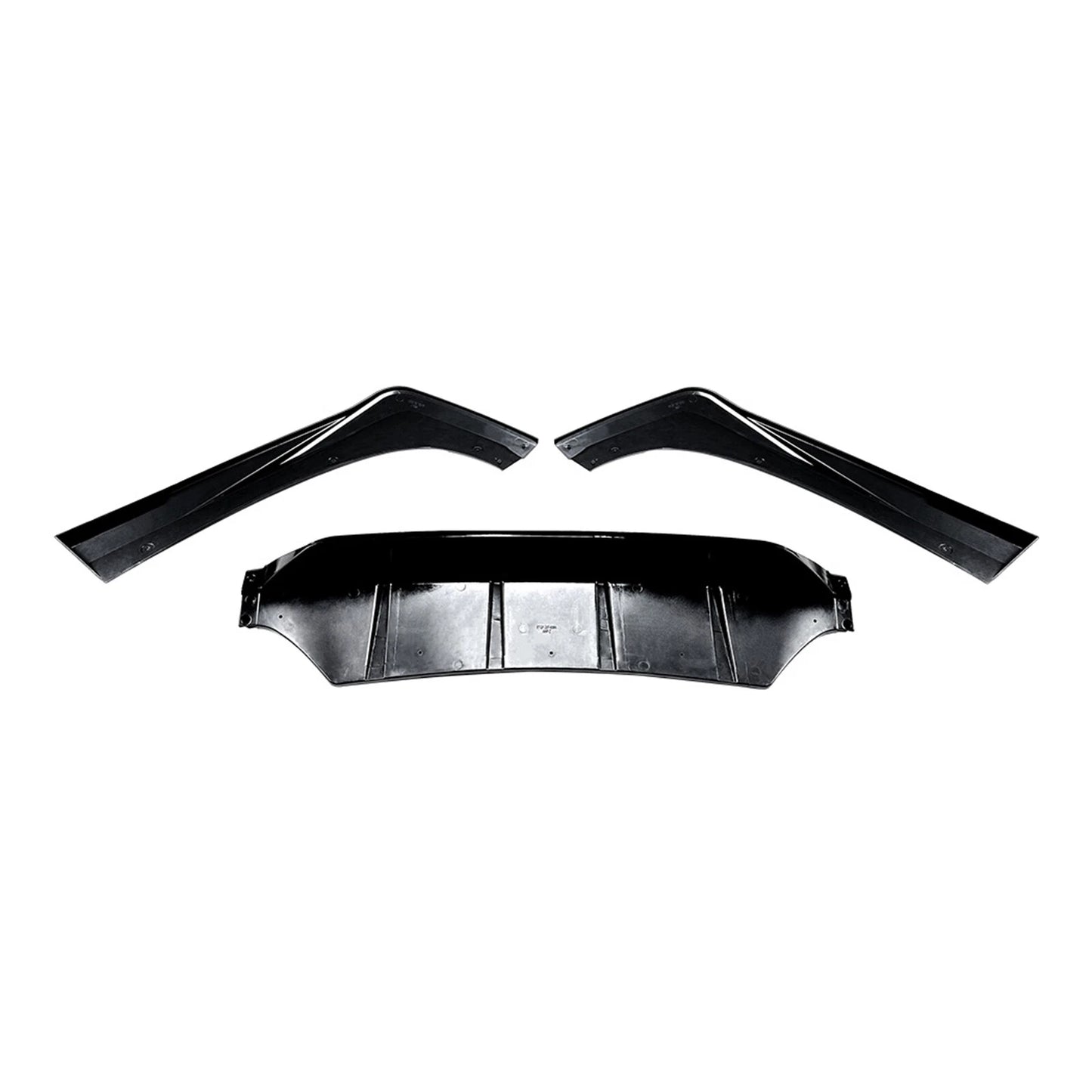 3 x Carbon Look Rear Bumper Diffuser Lip for Mercedes Benz E Class (2024-2025)