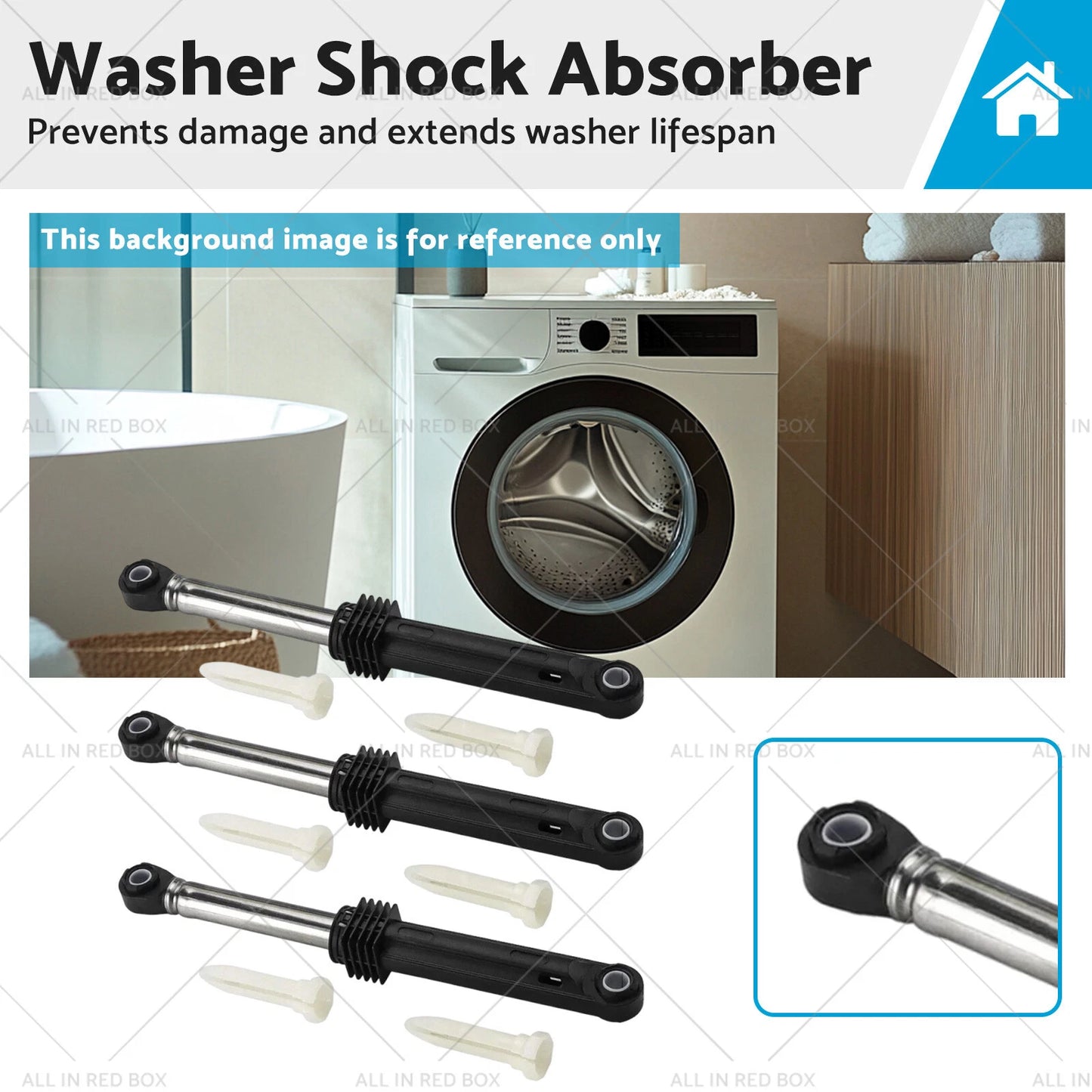 3 x Shock Absorber for LG Kenmore Elite Washer (2005-2023)