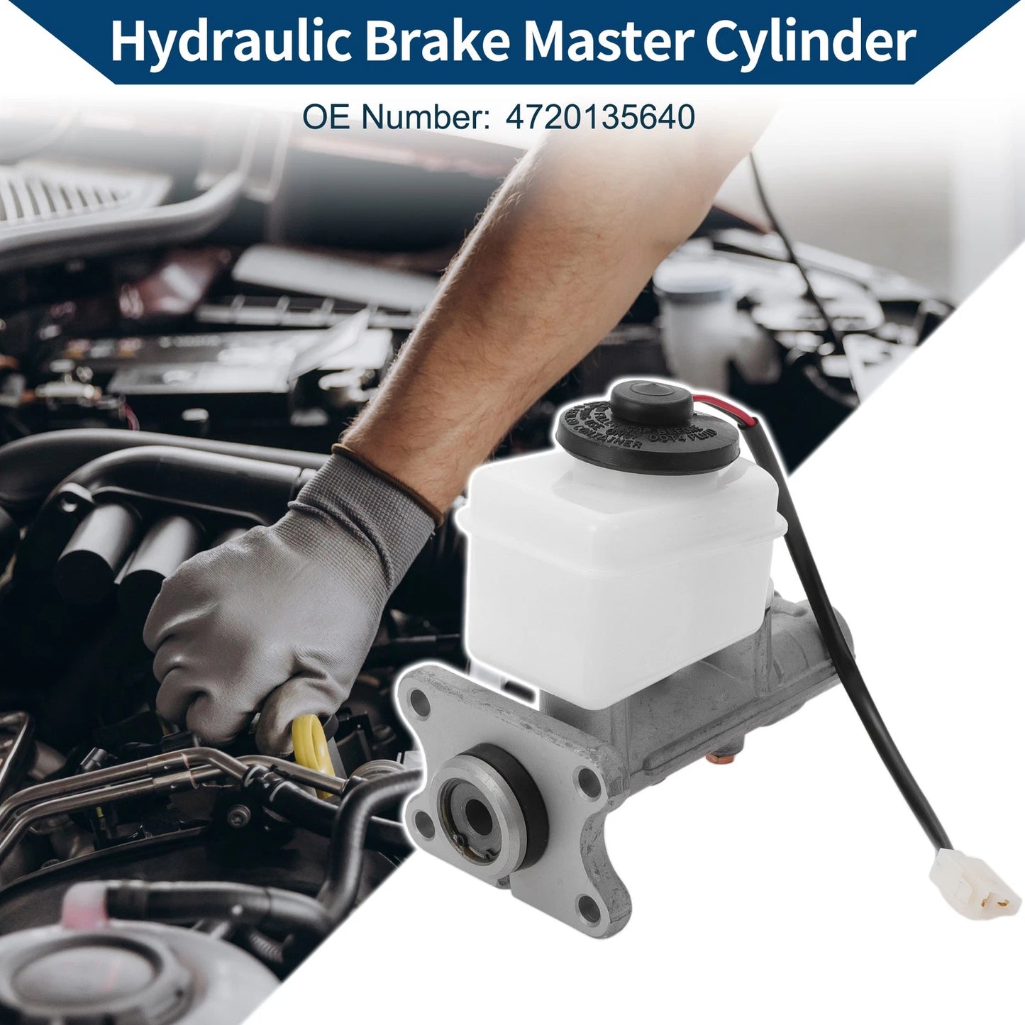 Brake Master Cylinder Reservoir for Toyota Hilux 2Wd Pickup (1988–1992)