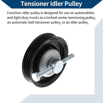 Drive Belt Idler Pulley for Nissan Navara Frontier (2005-2012) 1 Pc