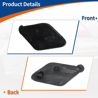 Front Right Tow Hook Cover for BMW 535i 550i GT Black