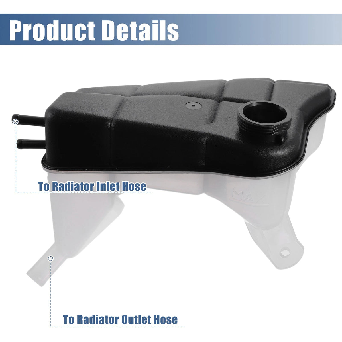 Coolant Radiator Reservoir Tank for Ford Mondeo MK3 (2000-2007)