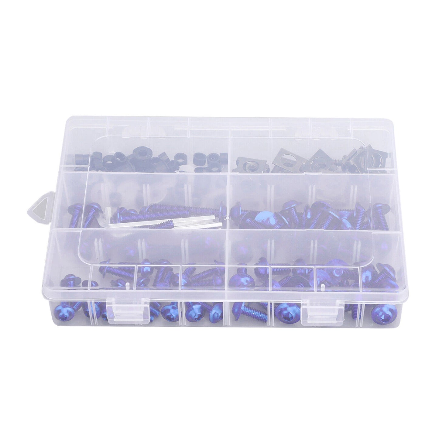 177 Pcs M5/M6 Fairing Screws Blue Bolts Trim for F3