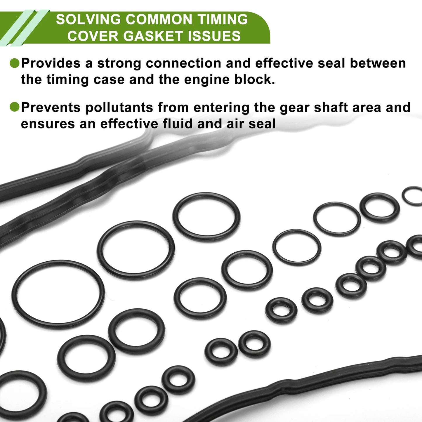 Engine Timing Cover Gasket Set for BMW 228i 2.0L (2014-2016)