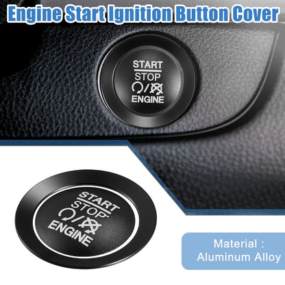 Ignition Button Cover Decal for Jeep Compass Renegade (2017-2023)