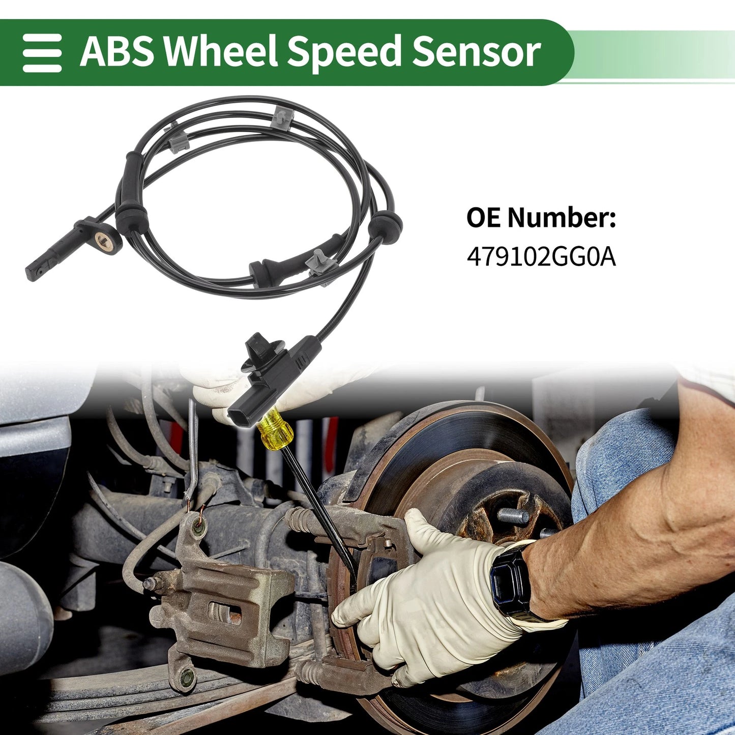 ABS Wheel Speed Sensor for Nissan Venucia (2018-2019)