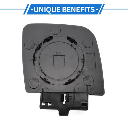 Left Driver Side Upper Mirror Glass Replacement for Ford E150 (2004-2014)