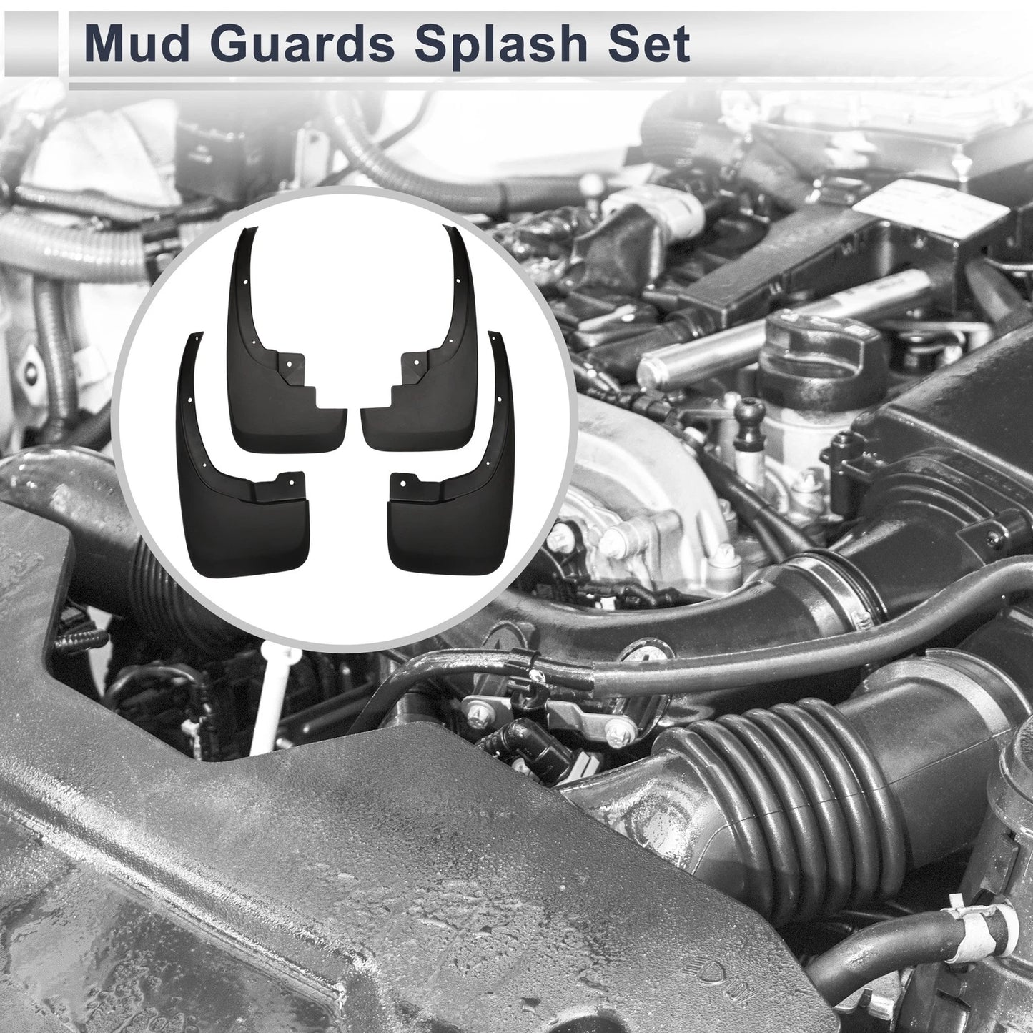 Mud Flaps Splash Guards 1 Set for Isuzu D-MAX (2021-2024)