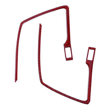 Red Carbon Fiber Console Cover Trim for Honda Accord (2013-2017)