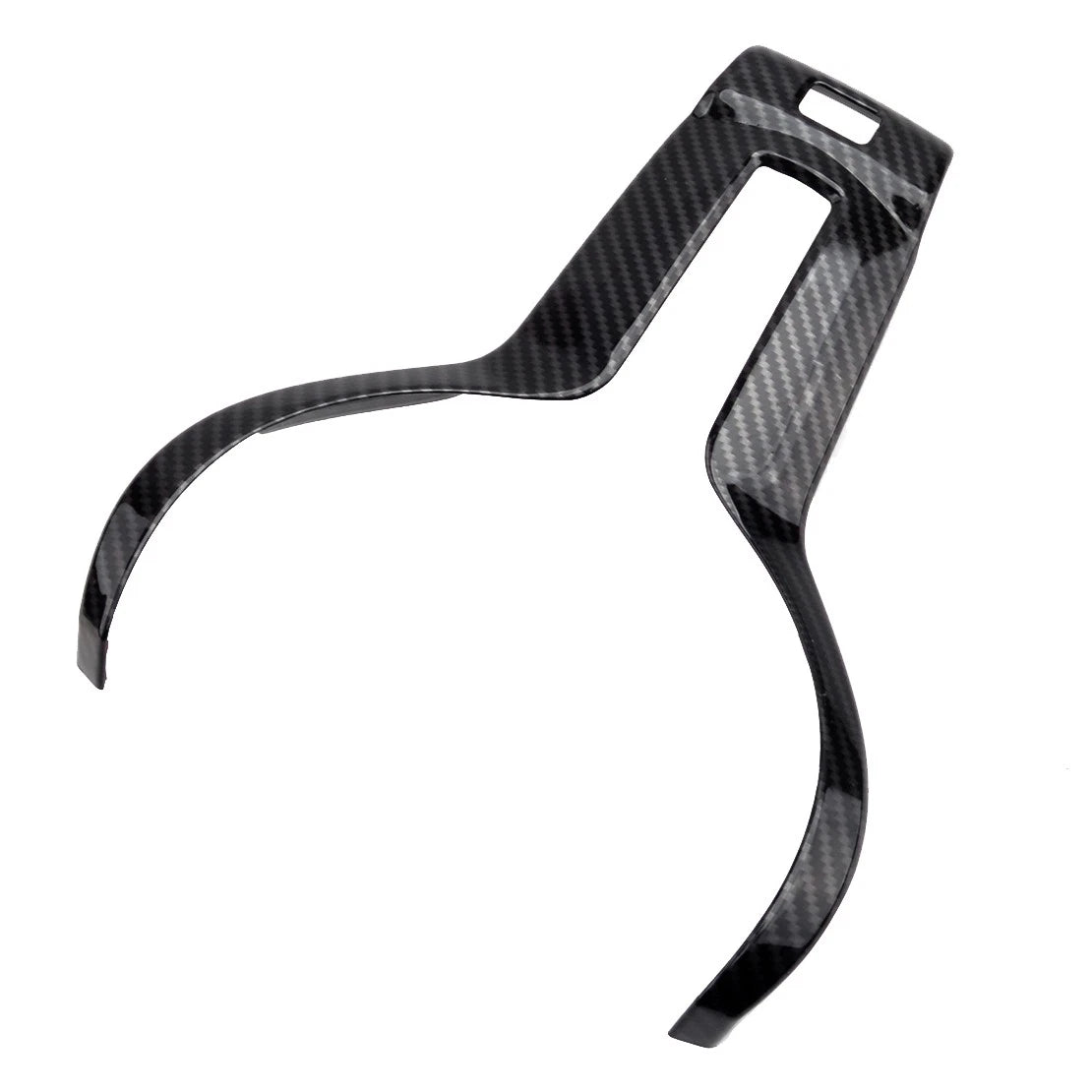 Steering Wheel Cover Edge Frame Decor Carbon Fiber Style for BMW F22 F30 F06 F12 X5 (2012-2020)