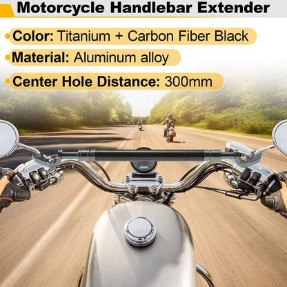 Extender Bracket 300mm Center Hole for Balance Bar Aluminum Alloy Motorcycle