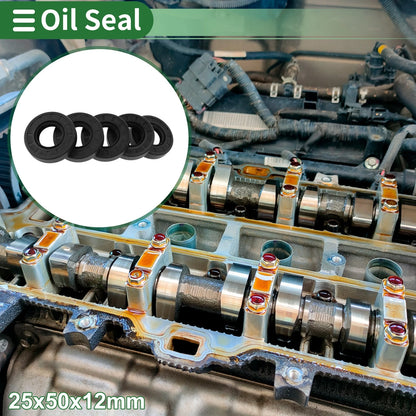 Oil Seal / 25x50x12mm / Seal Ring Rotary Shaft Seal NBR Rubber for MakeModel