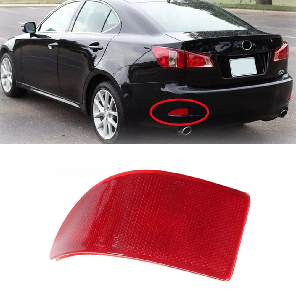 Rear Bumper Reflector Light Lens Left for 2006-2013 Lexus IS250 IS350