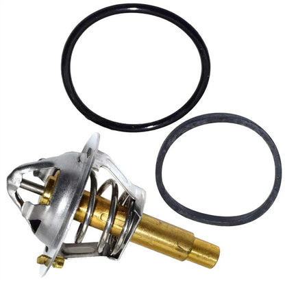Engine Coolant Thermostat + Seal O-Ring for Benz C180 C230 (2001-2007)
