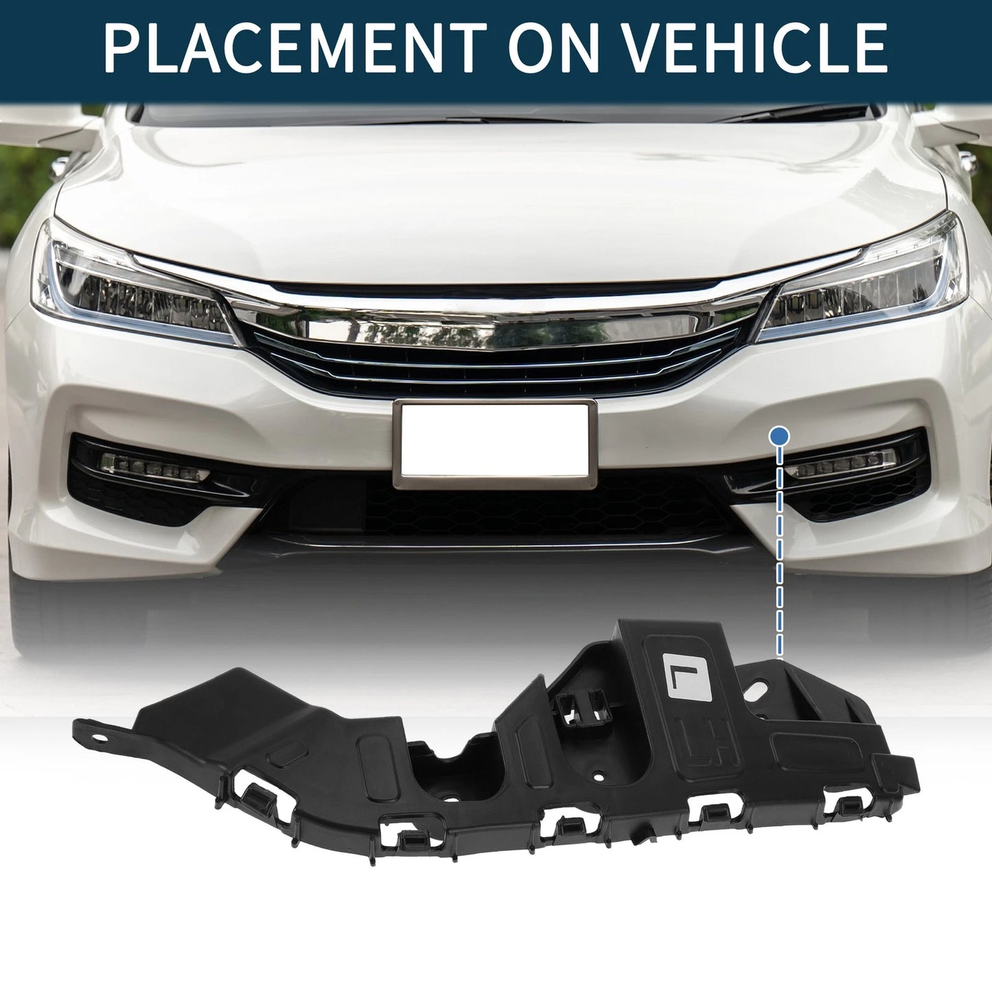 1pc Left Front Bumper Retainer Bracket for Chevy Trax (2013-2016)