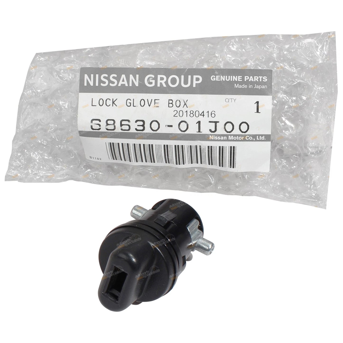 Glove Box Door Lock Assembly for Nissan GQ Y60 Patrol + Maverick