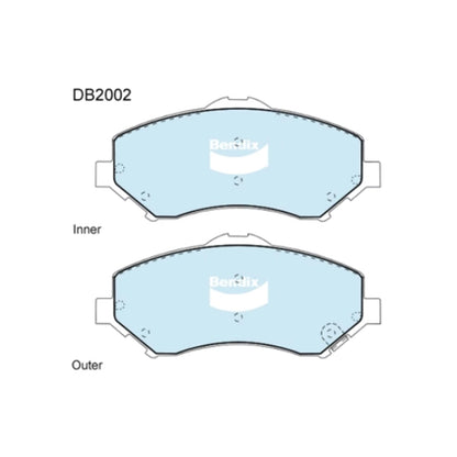 4WD Front Disc Brake Pad Set for Chrysler Grand Voyager (2008-2018)
