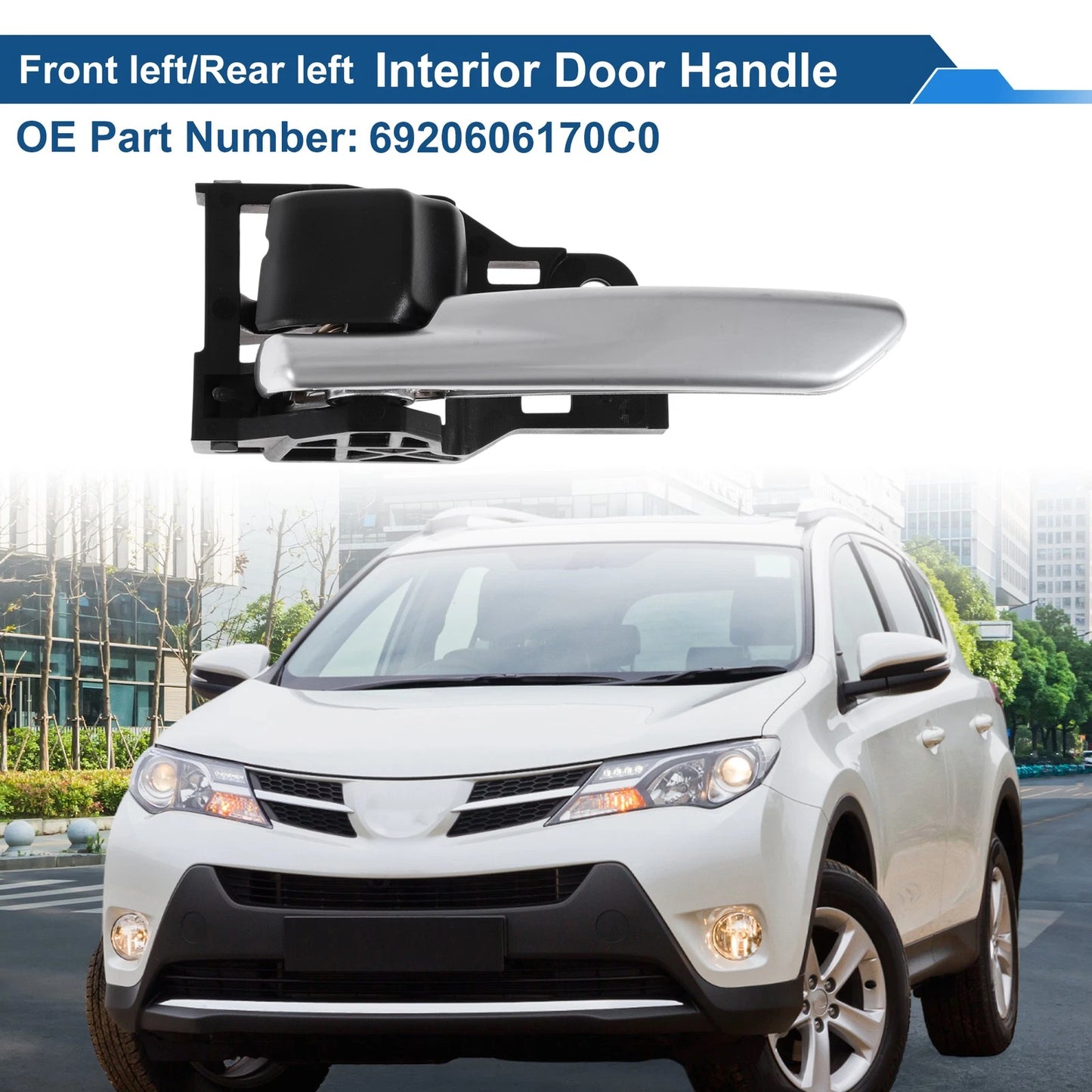 Front Passenger Side Interior Door Handle for Toyota Rav4 (2019-2022)