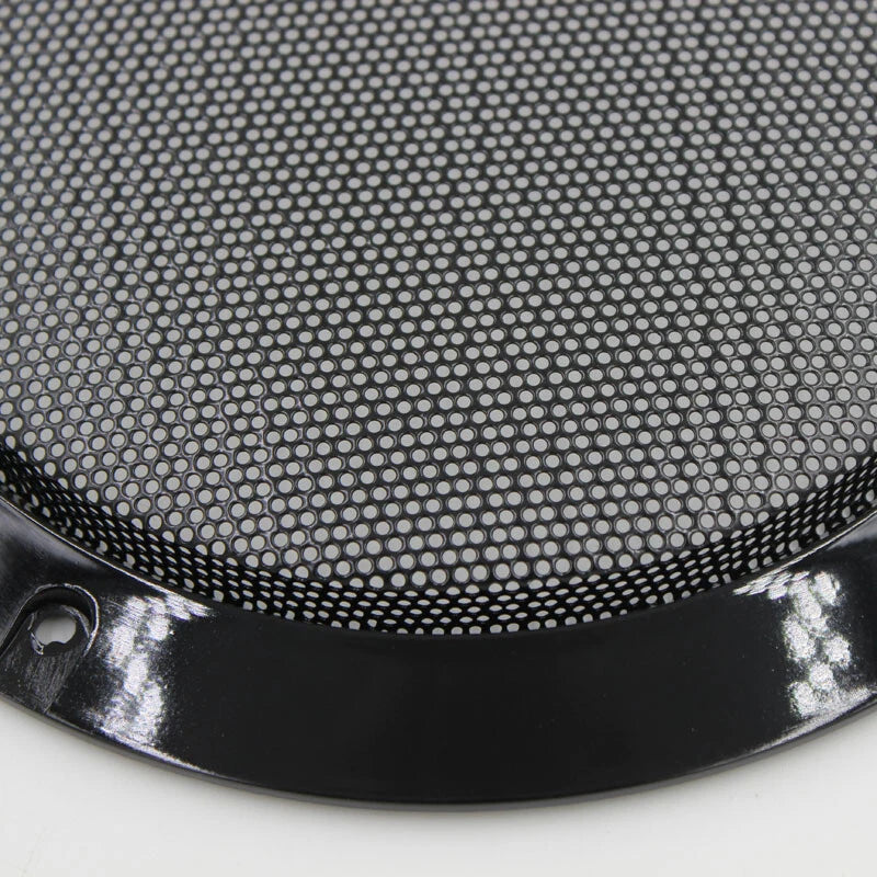8" Speaker Cover Coaxial Steel Sub Mesh Grills Frame Black Audio Case