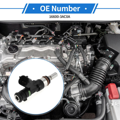Fuel Injector for Nissan March 1.6 (2016-2021) 1 Pc Black