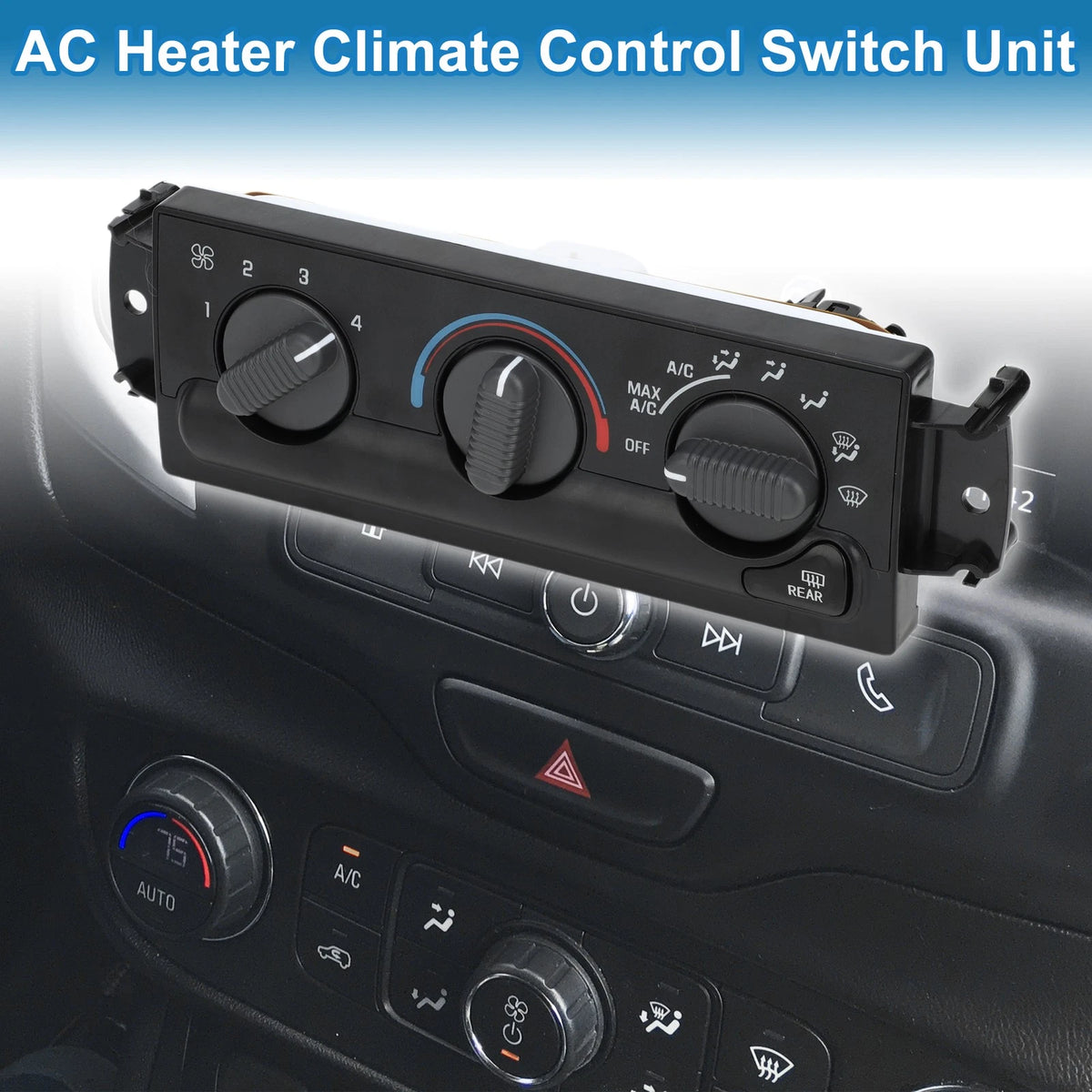 HVAC A/C Climate Control Panel for Chevrolet Blazer (1998-2005)