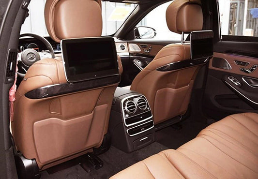 1x Rear Seatback Storage for Benz S Class W222 S320 S400 (2014-2020) Brown