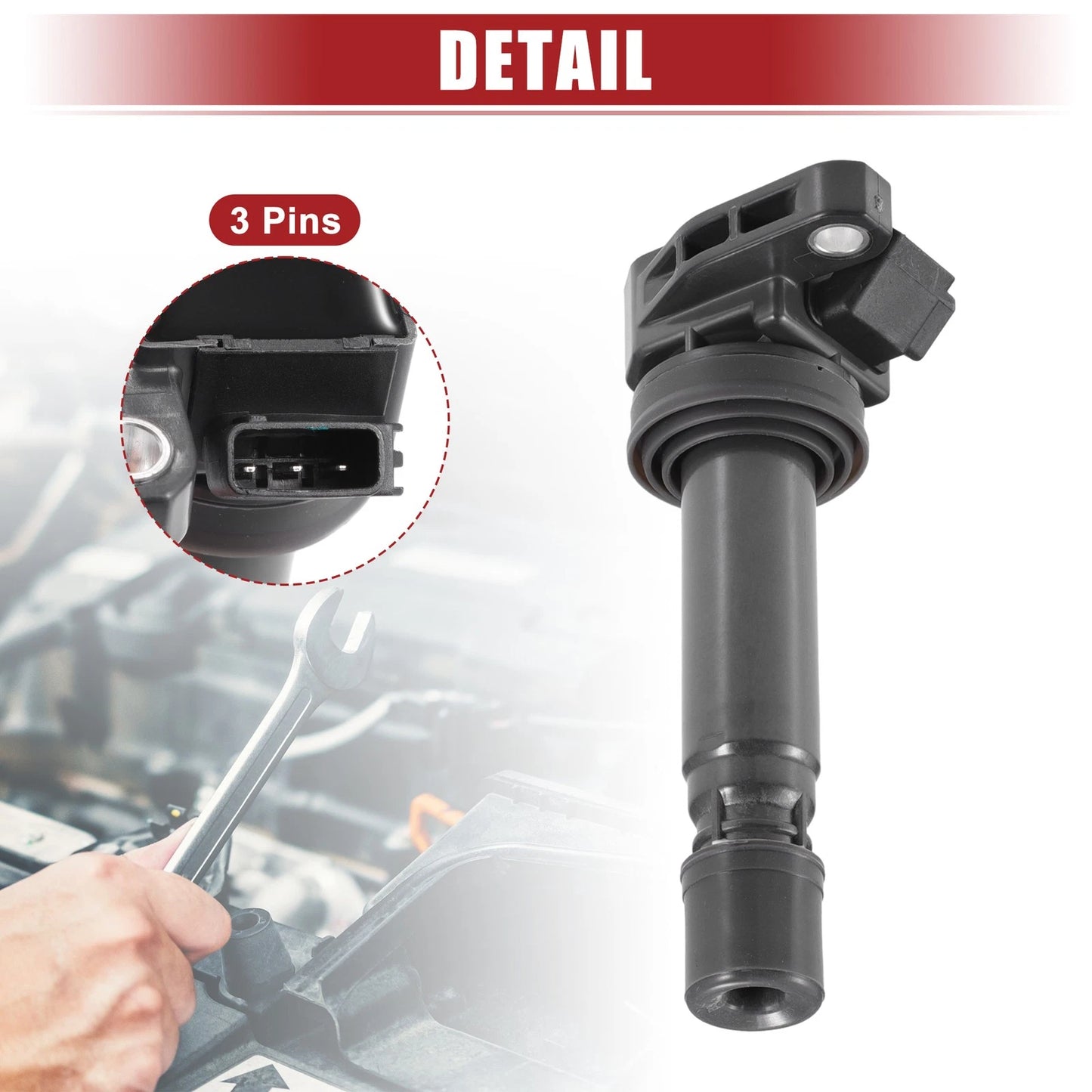 3 Pcs Ignition Coil for Toyota Duet (1998-2002)