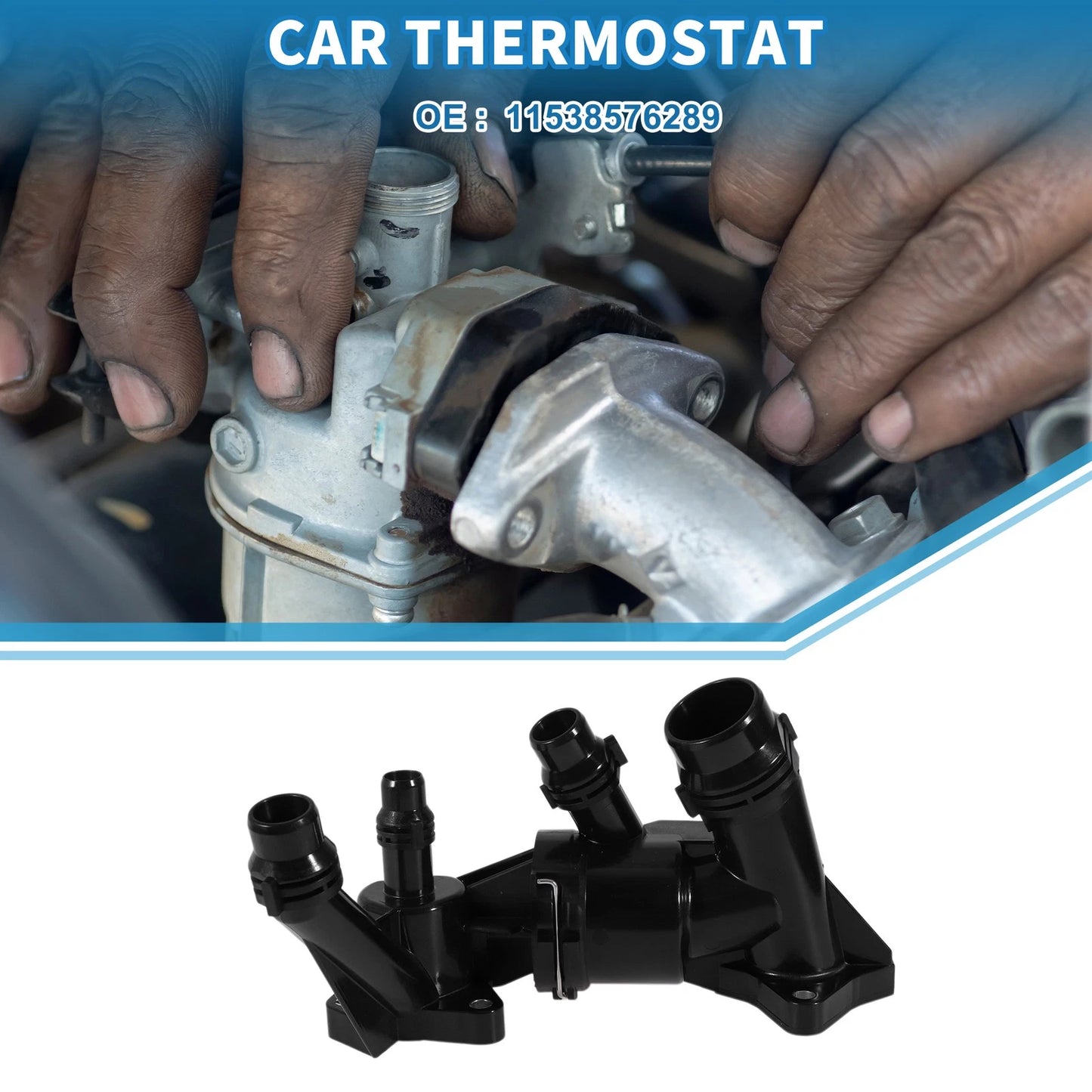 Car Thermostat for BMW X3 G01 2017-2021 - Durable Plastic Component