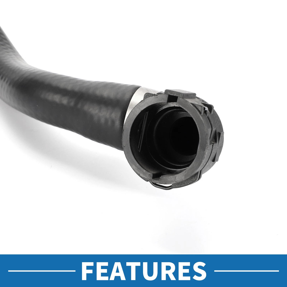 Radiator Hose for BMW 320i 2013-2015 Rubber Black 1 x Piece