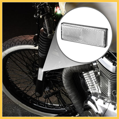 Reflector 2 x 3.46x1.26 Universal Rectangle Reflector for Motorbike