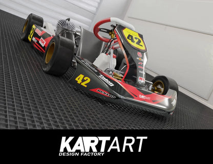 KG 508 Kart Art Thunder Style Graphics Decals Sticker Kit
