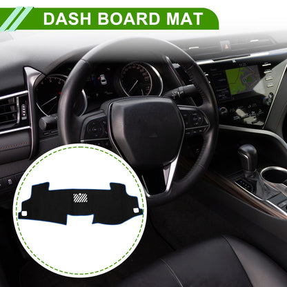 Dashboard Cover Mat for Toyota Camry 2017-2024 Sun Protector Black Blue