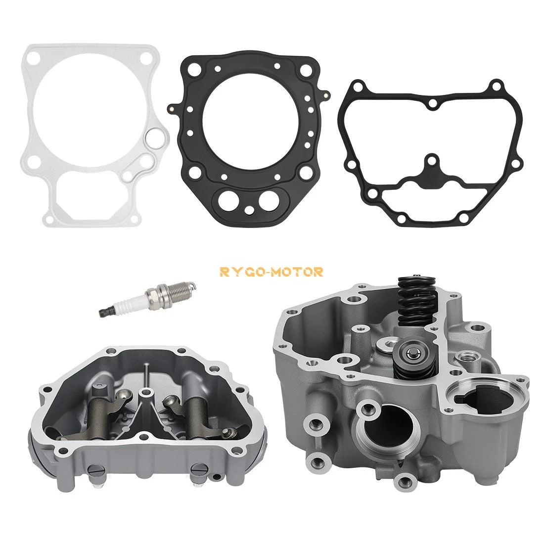 Cylinder Head Assembly Valves Cover & Gaskets for Honda Rancher 420(2009–2024)