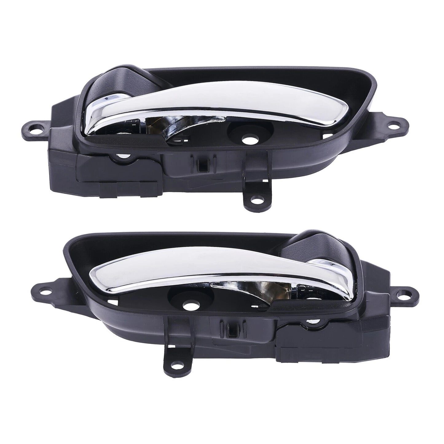 Door Handle Inner 2 x Chrome FrontRear LeftRight for Nissan Altima (2013–2017)
