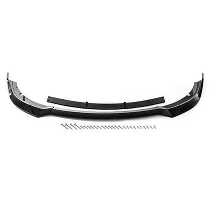 Gloss Black Front Bumper Lip Splitter Spoiler Set for 2015-2022 Dodge Charger