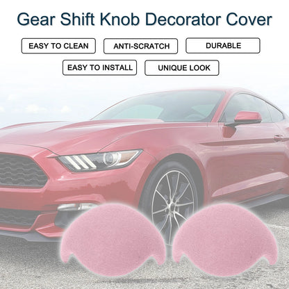 Gear Shift Knob Cover for Ford Mustang 2015-2021 Pink Decorator