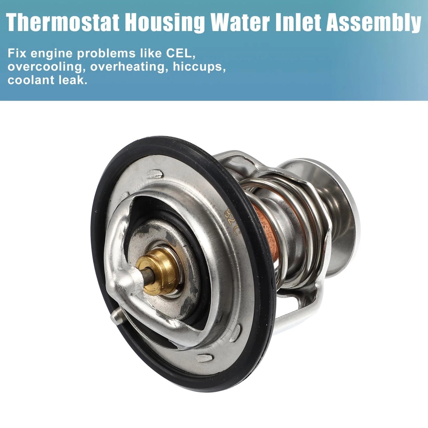 Engine coolant thermostat housing for Toyota Corolla Matrix RAV4