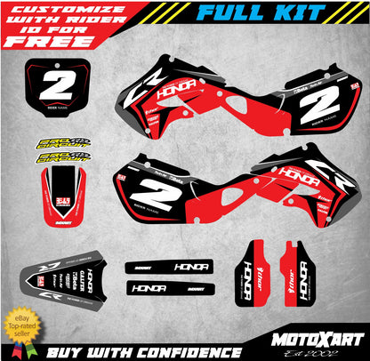 Full Custom Graphic Kit for Honda CR 250 (1997-1999)