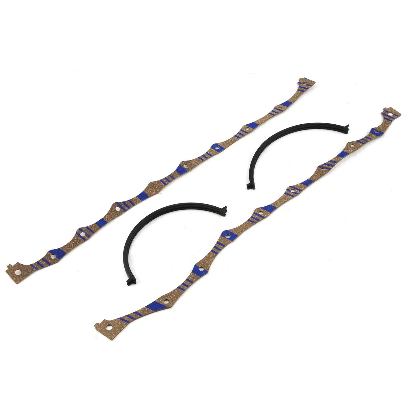 4Pc Cork Oil Pan Gasket Set for Ford 302 351C Cleveland