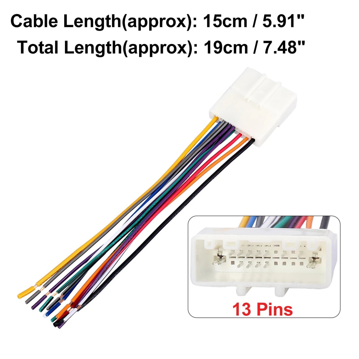 Car Stereo CD Player Wiring Harness Adapter for Nissan (2000-2006)