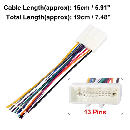 Car Stereo CD Player Wiring Harness Adapter for Nissan (2000-2006)