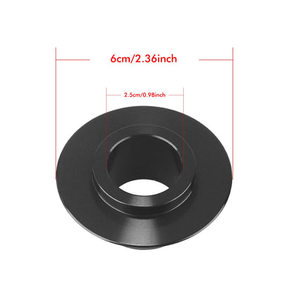 2 x Black Front Axle Wheel Spacers for Harley Touring (2008-2018)