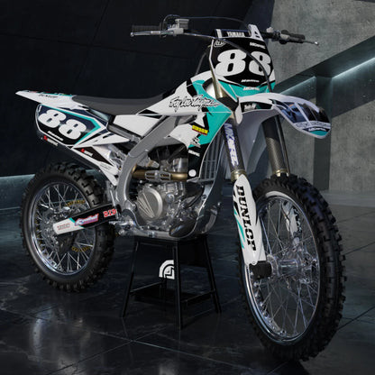 Custom Sticker Kit for Yamaha WRF 250 2007-2013 Bullet Style Graphics Decals