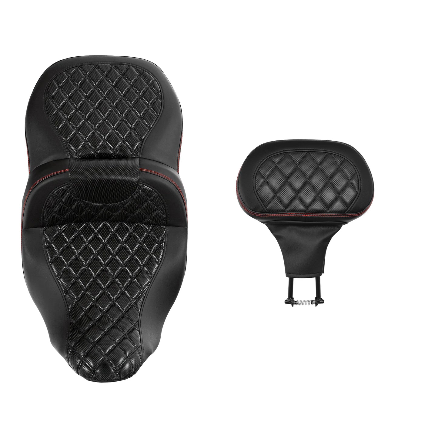 Driver Passenger Seat Backrest for Harley Electra Tri Glide (2009-2023)